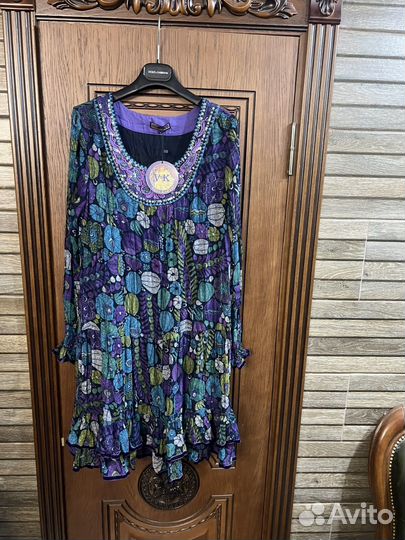 Платье vini kawen шелк бархат 46