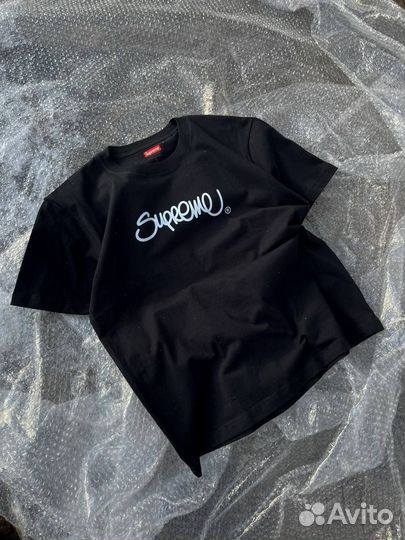Футболка Supreme черная арт:531