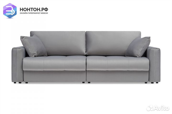 Диван тик-так Монарх серый