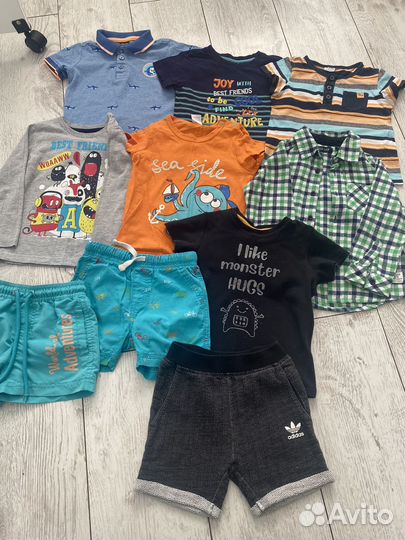 Пакет вещей для мальчика размер 86-92