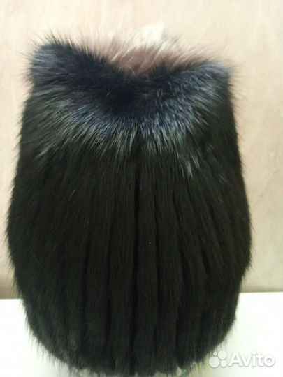 Шапка норковая женская