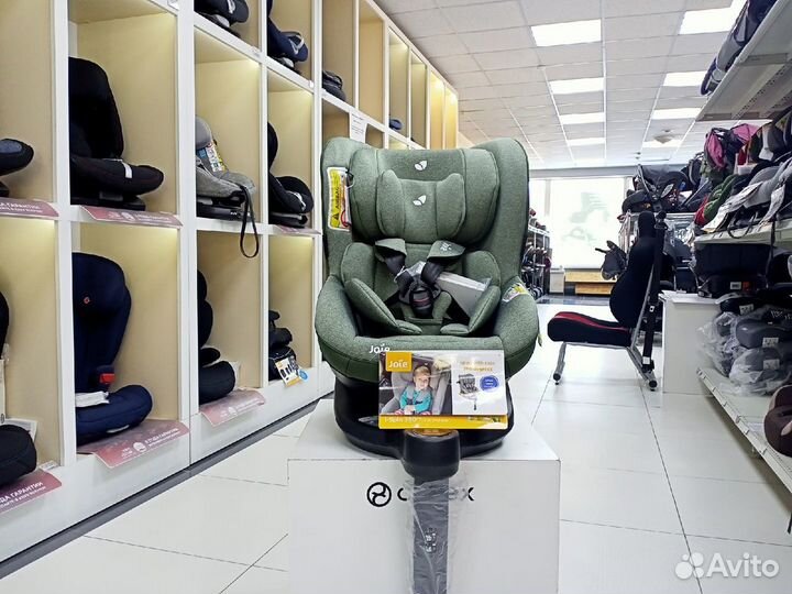Автокресло 0-5лет Joie i-spin 360 поворотное Moss