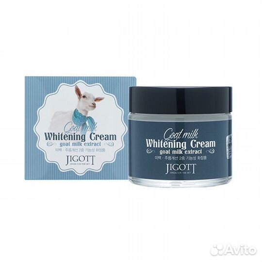 Jigott Goat Milk Whitening Cream Увлажняющий крем