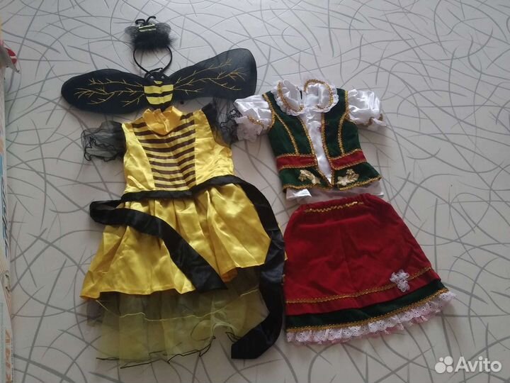 Новогодние костюмы для девочки 4-7 лет