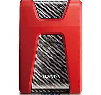 Adata 1TB HD650 (Red), Silicone, USB 3.2 Gen1 (AHD