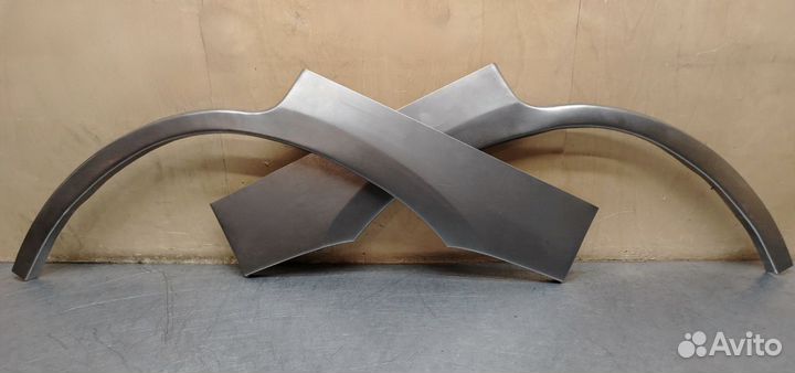 Задние арки Mitsubishi Outlander 1 цинк