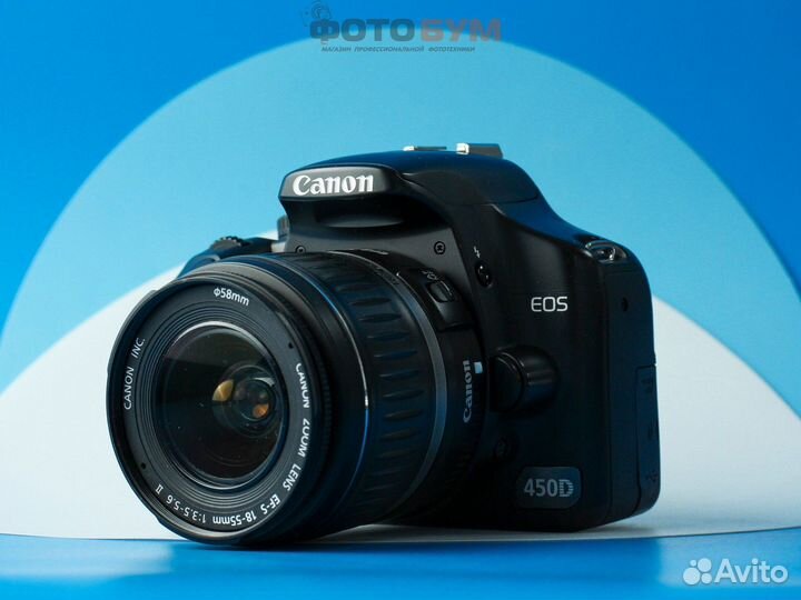 Фотоаппарат Canon 450D kit 18-55 II