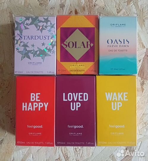 Туалетная вода Эйвон и Орифлейм