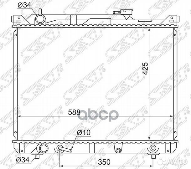 Радиатор Suzuki Escudo 97-05 / Grand Vitara 97-05