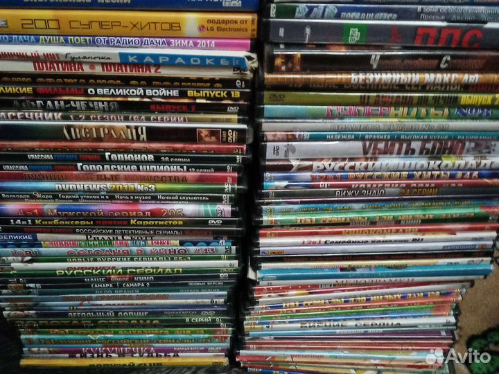 Диски dvd 87шт