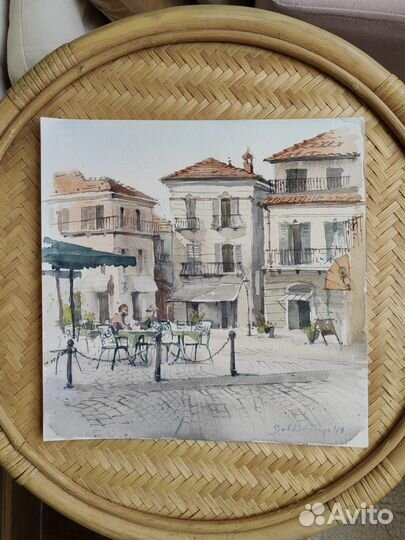 Акварели Цветы Море Парусник Акварель