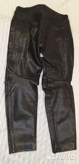 Мотоштаны кожаные бу