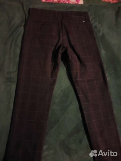 Брюки клетчатые