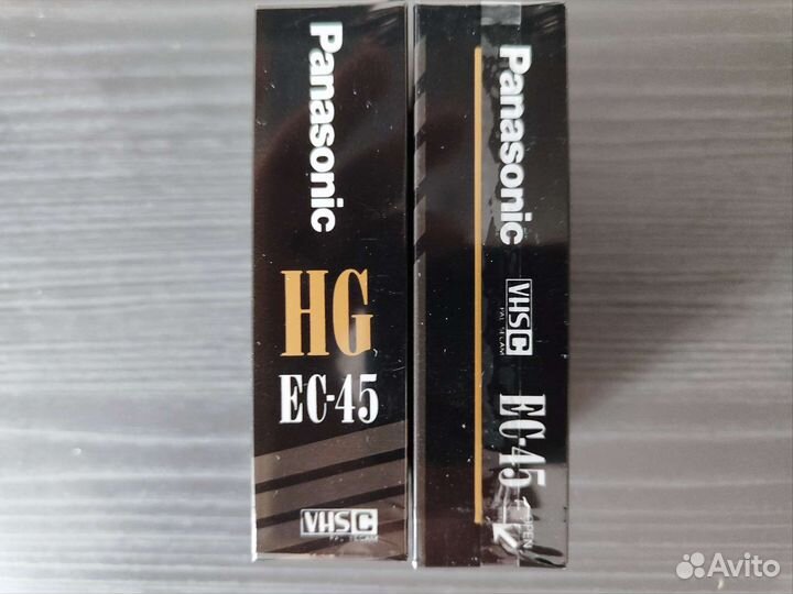 Новые видеокассеты VHS-C Panasonic EC-45
