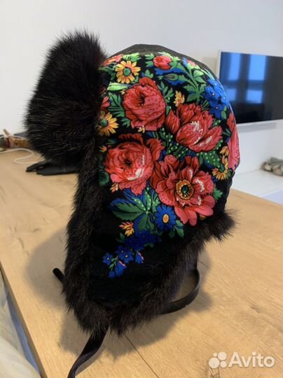 Шапка ушанка из кролика ручная работа