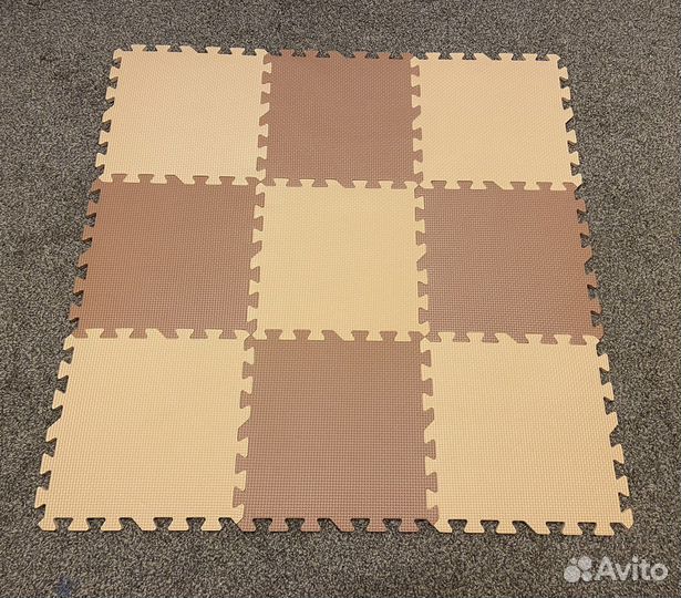 Детский мягкий коврик пазл