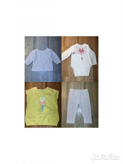 Вещи для девочки 9-12 мес