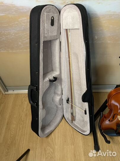 Скрипка для обучения 4/4 + мостик