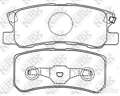 Колод. торм. диск. NiBK PN3450 PN-3450 NiBK