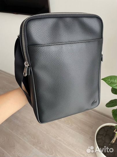 Сумка Lacoste мужская (натуральная кожа)