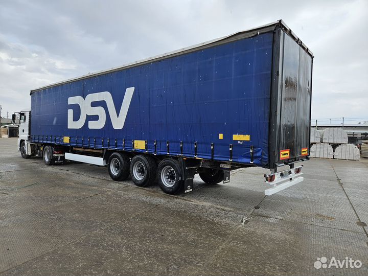 Полуприцеп шторный Krone SDP27, 2008