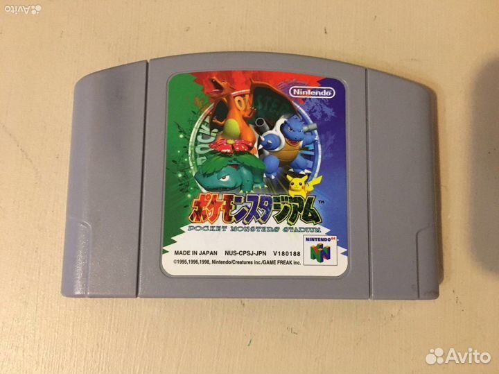 Картридж Pokemon Stadium JPN для nintendo 64