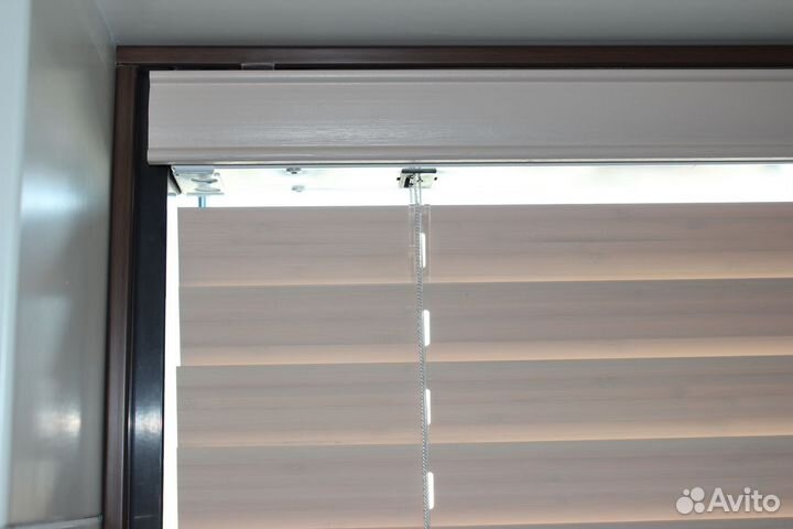 Жалюзи деревянные с пультом ду
