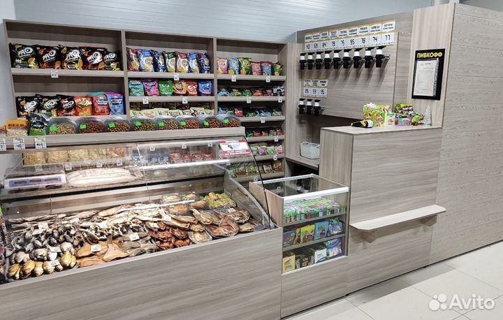 Успешный магазин разливных напитков, пивной