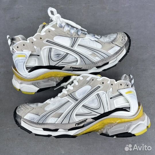 Balenciaga Runner Nylon White Yellow