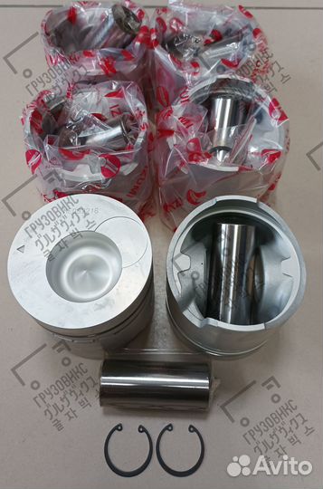 Поршень двигателя 6D14, комплект 6 шт, izumi (Япон