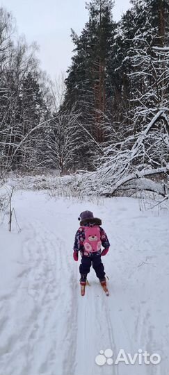 Комплект Лыжи Nordway с палками 100 см