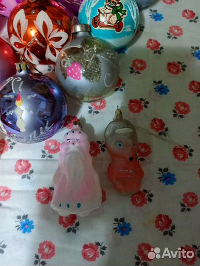 Елочные игрушки СССР одним лотом