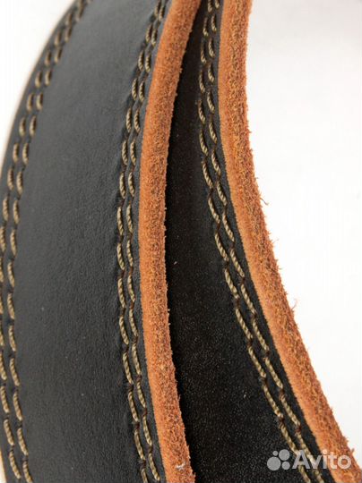 Мужской кожаный брючный ремень 35 мм