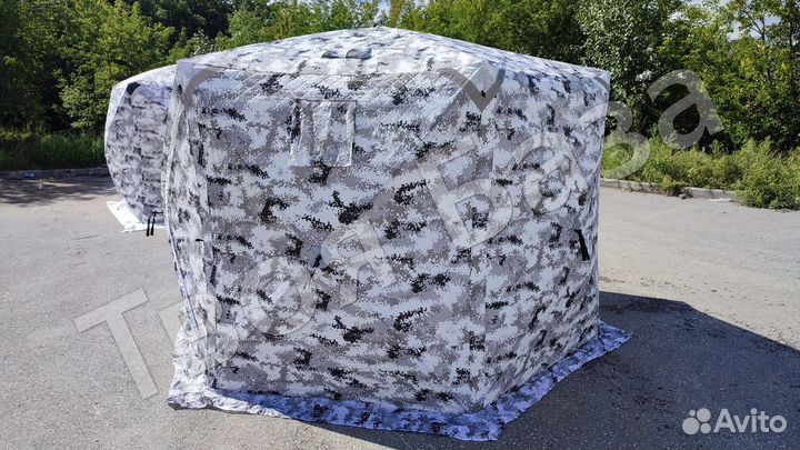 Зимняя палатка куб 300*300*210 трехслойная