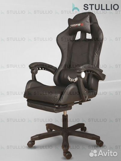Компьютерное игровое кресло геймерское с массажем