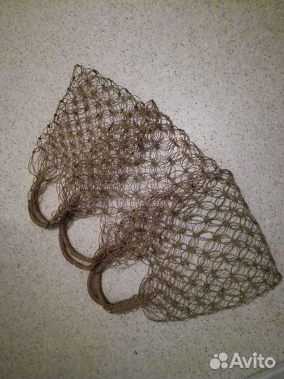 Шпагат для макраме, авоськи макраме и комплект б/у