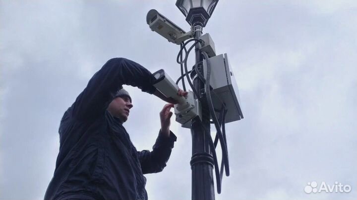 Монтаж видеонаблюдения. Установка видеокамер