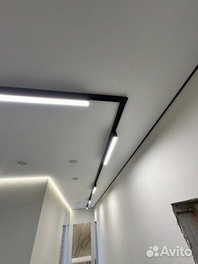 Натяжные потолки / Натяжные потолки с освещением