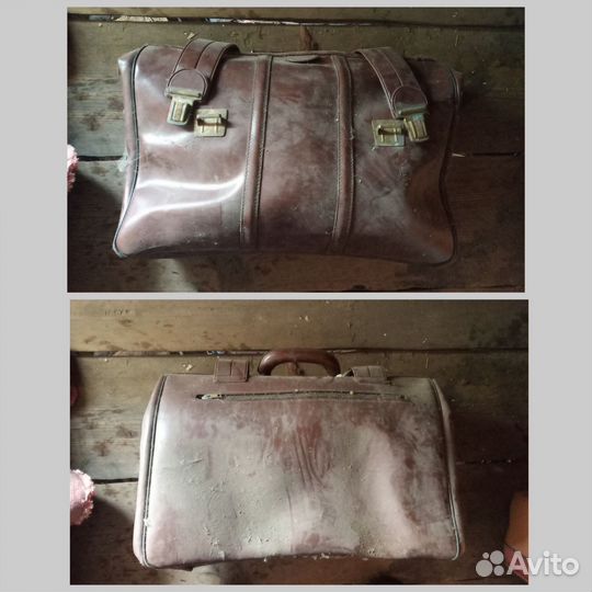 Саквояж кожаный мужской