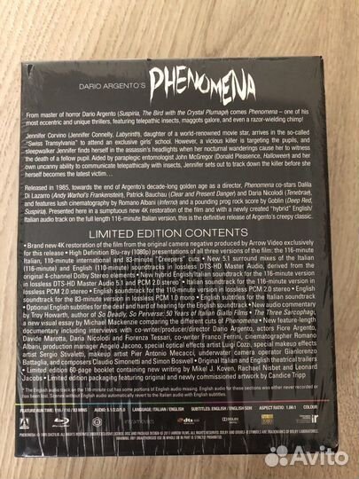 Phenomena Феномен Blu ray