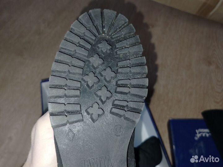 Зимние женские сапоги 38 натуральная замша