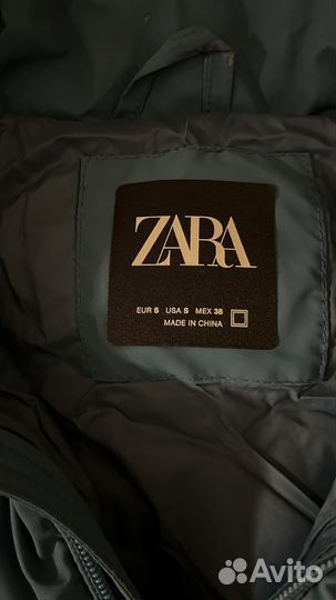 Пуховик женский zara 44-46