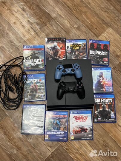 Игровая приставка ps4 Pro c играми