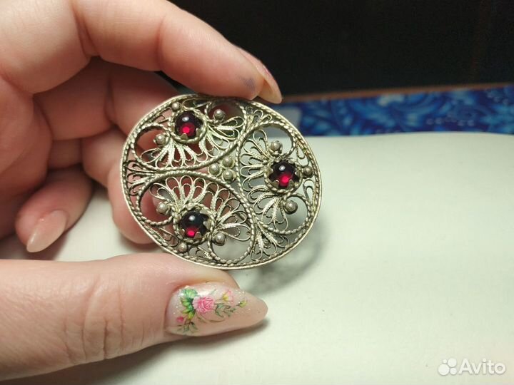 Брошь старинная винтажная раритет