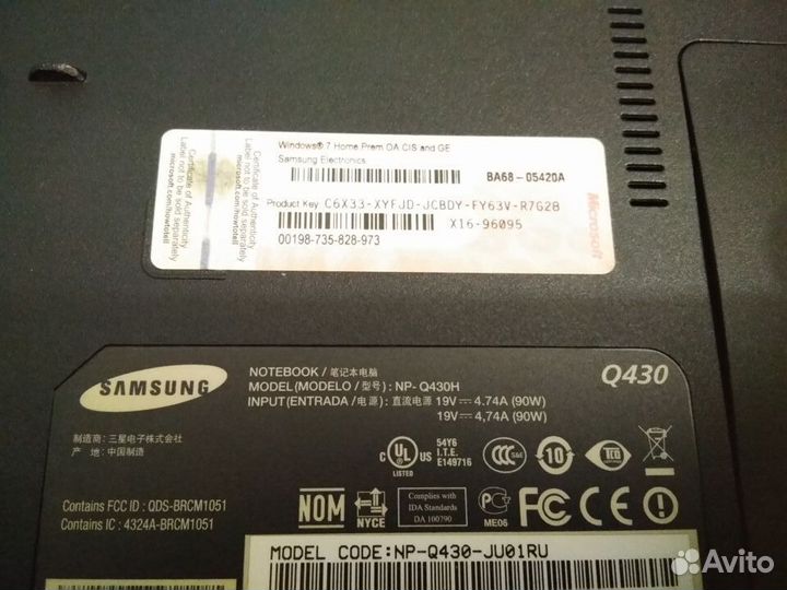 Samsung Q430-JU01