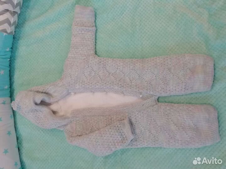 Вязаный комбинезон 56 - 62