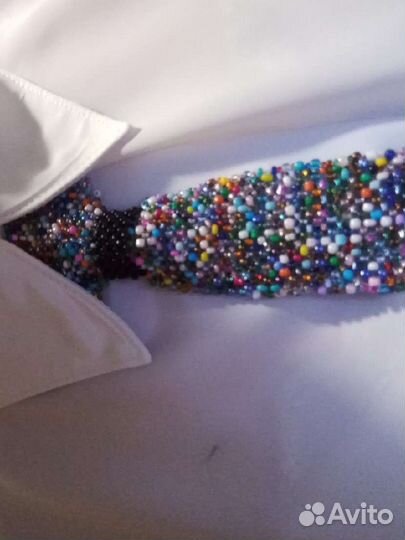 Галстук из бисера