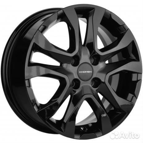 Диски Khomen KHW 1503 6x15 4*100 ET50 DIA60.1 Black Литой