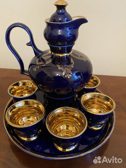 Коньячный набор кобальт