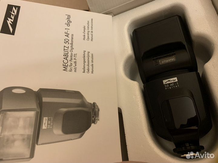 Вспышка камеры Metz 50 AF-1 для Pentax